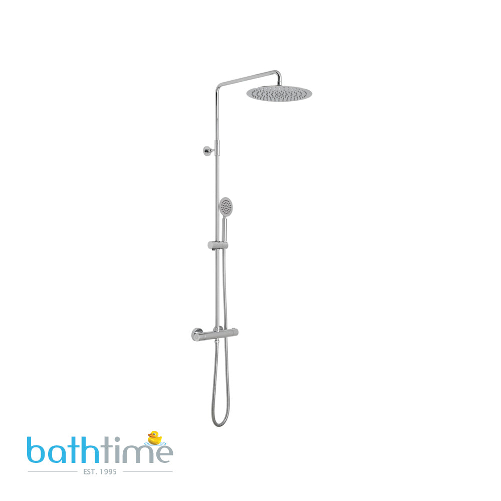 Vado Velo Aquablade Round Thermostatic Dual Outlet Shower Valve