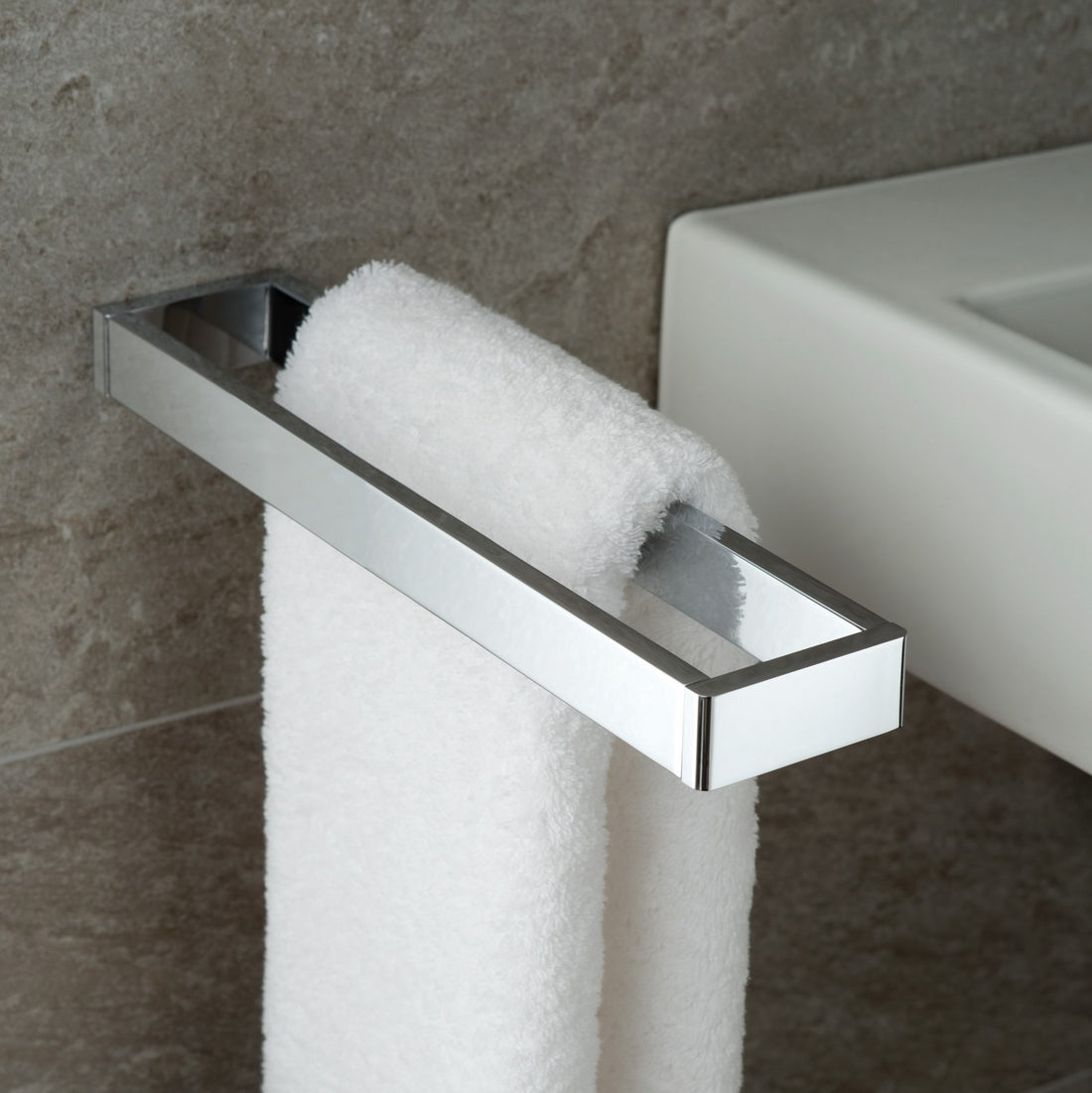 Vado Shama Double Towel Rail 350mm (14") Wall Mounted