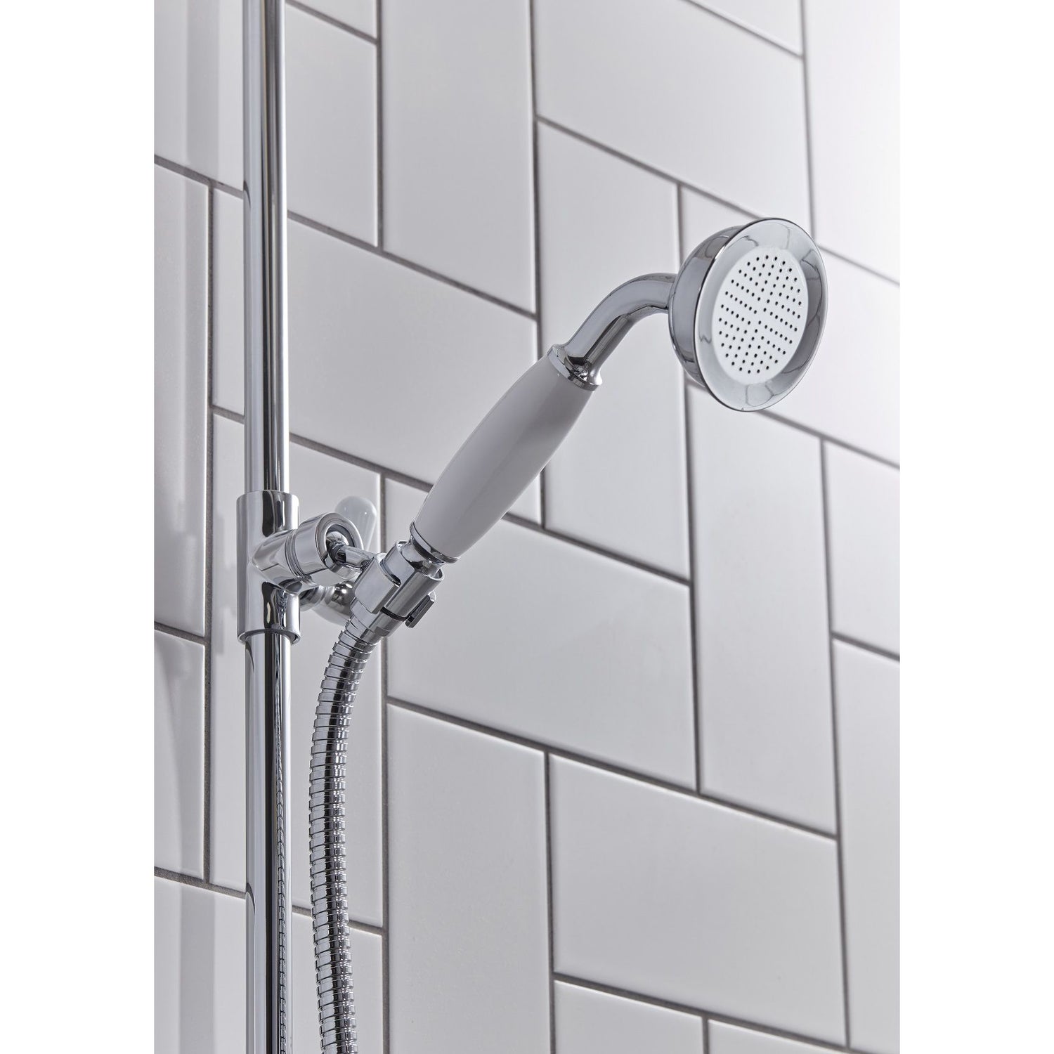 Tavistock Cheltenham Exposed Shower System with Fixed Head and Handset