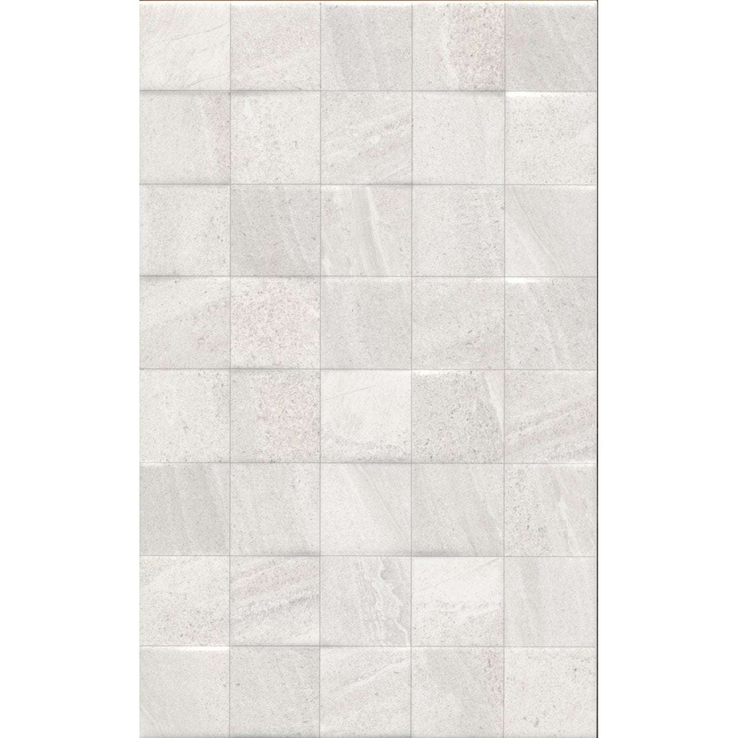 Jakarta White Décor Wall Tile - 25 x 40cm