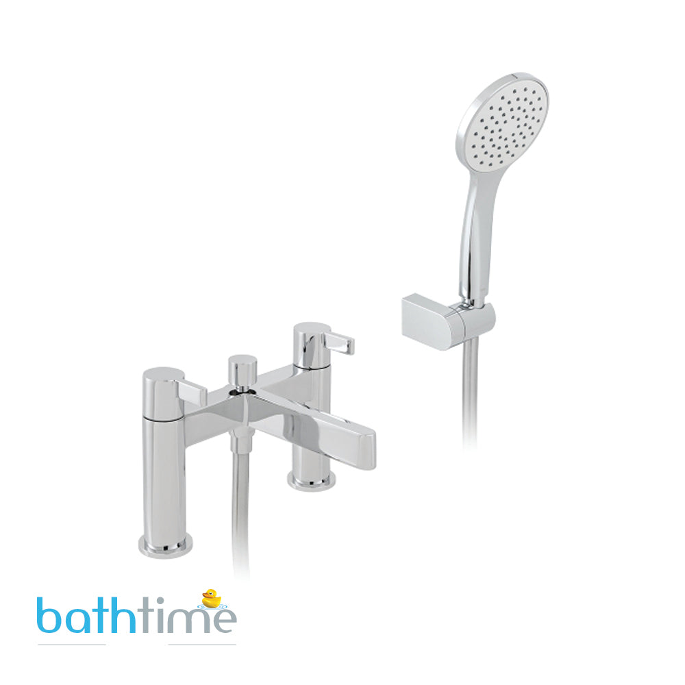 Vado Edit 2 Hole Bath Shower Mixer Deck Mounted with Shower Kit