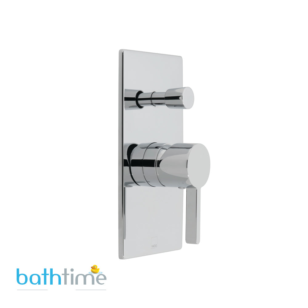 Vado Edit 2 Outlet Single Lever Concealed Manual Valve with Diverter