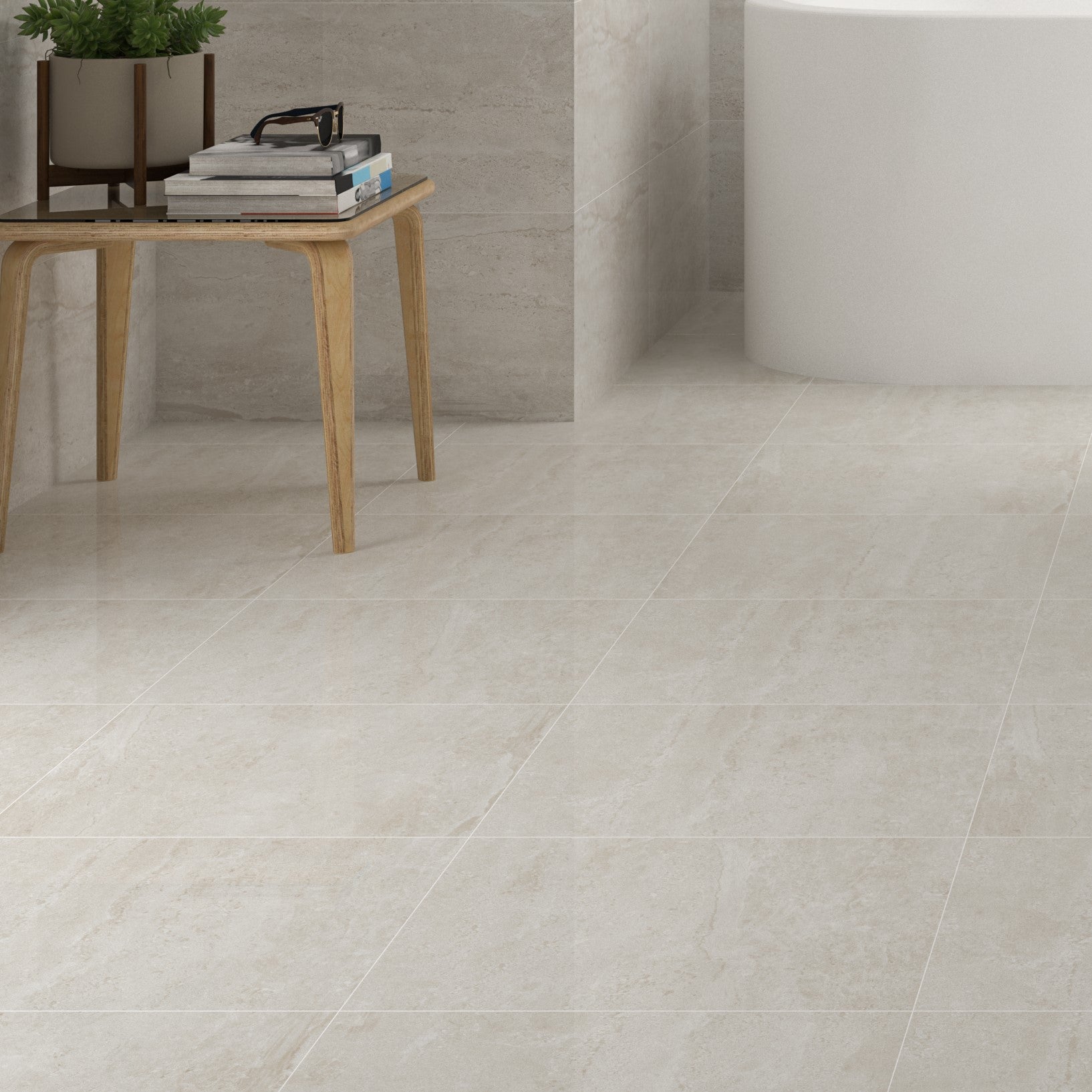 Santino Beige Floor Tile - 45 x 45cm