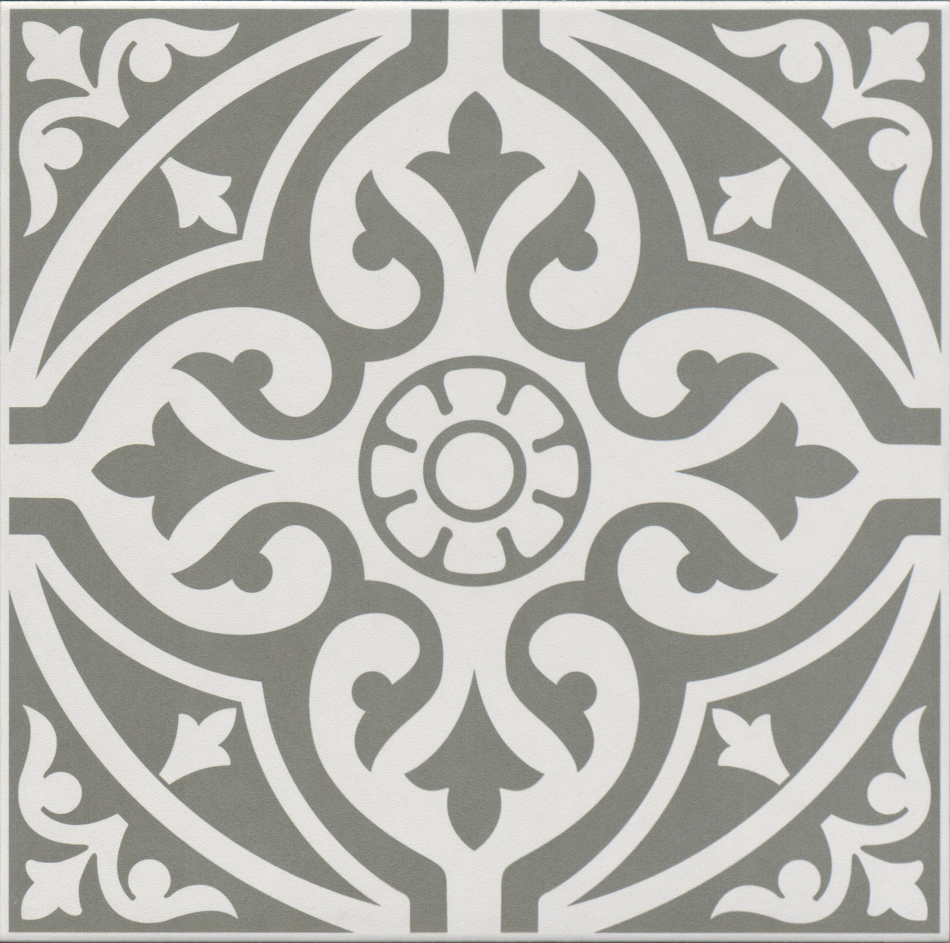 Edward Grey Floor Tile - 33 x 33cm