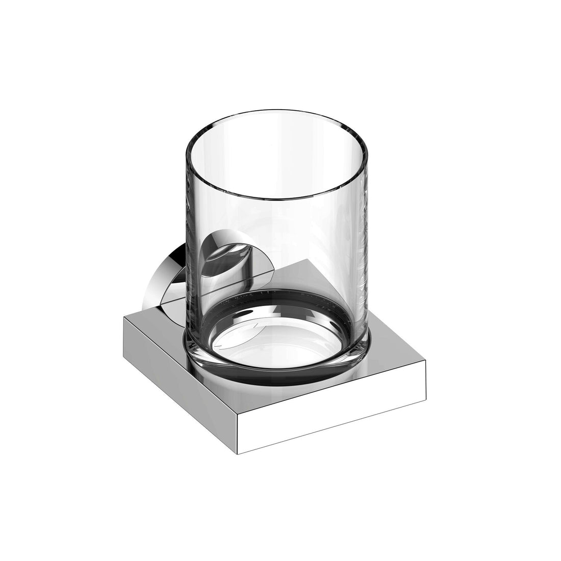 Keuco Edition 90 Tumbler Holder with Crystal Glass Tumbler