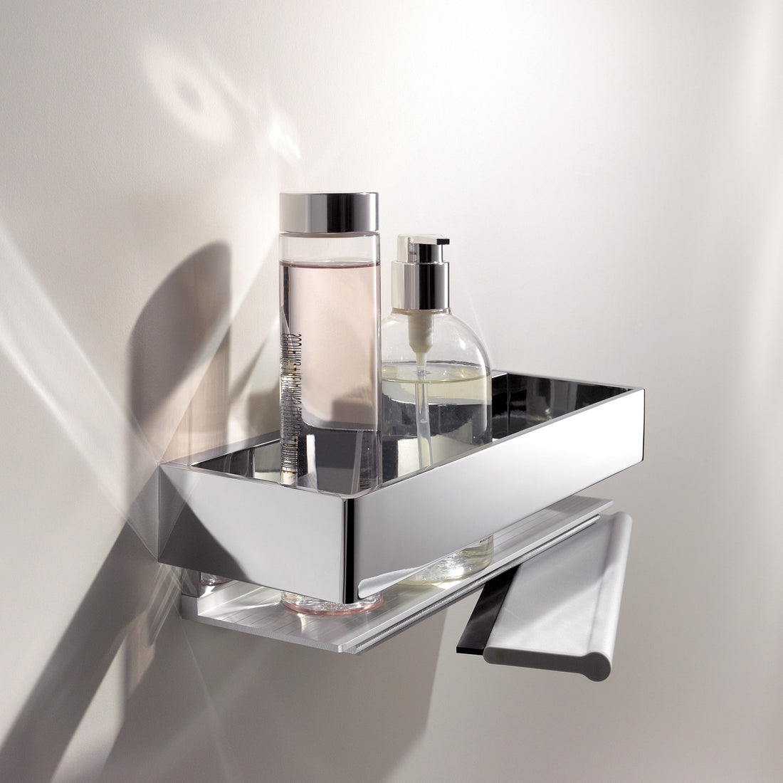 Keuco Edition 11 Shower Basket with Glass Wiper