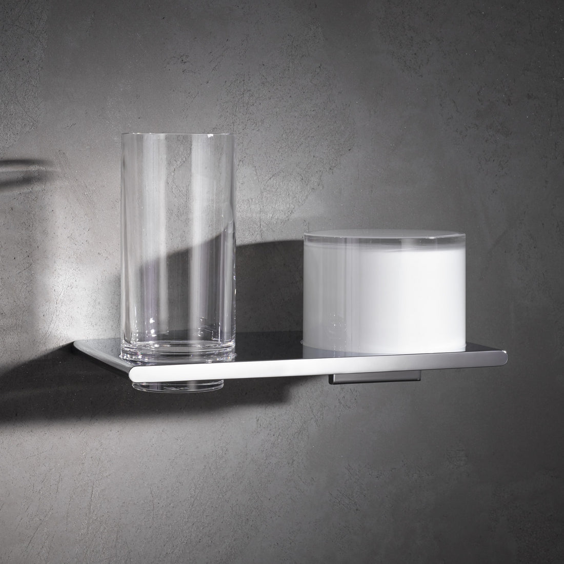 Keuco Edition 400 Tumbler & Lotion Holder with Glass and Lotion