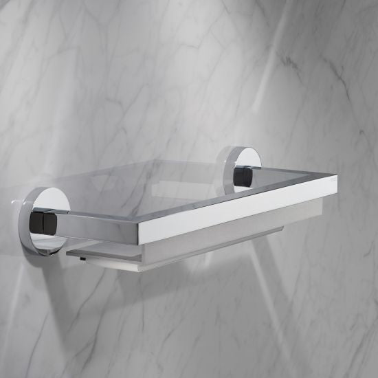 Keuco Edition 90 Shower Shelf with Integrated Squeegee
