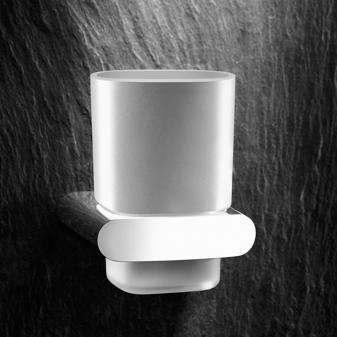 Keuco Elegance Tumbler Holder with Matt Crystal Tumbler