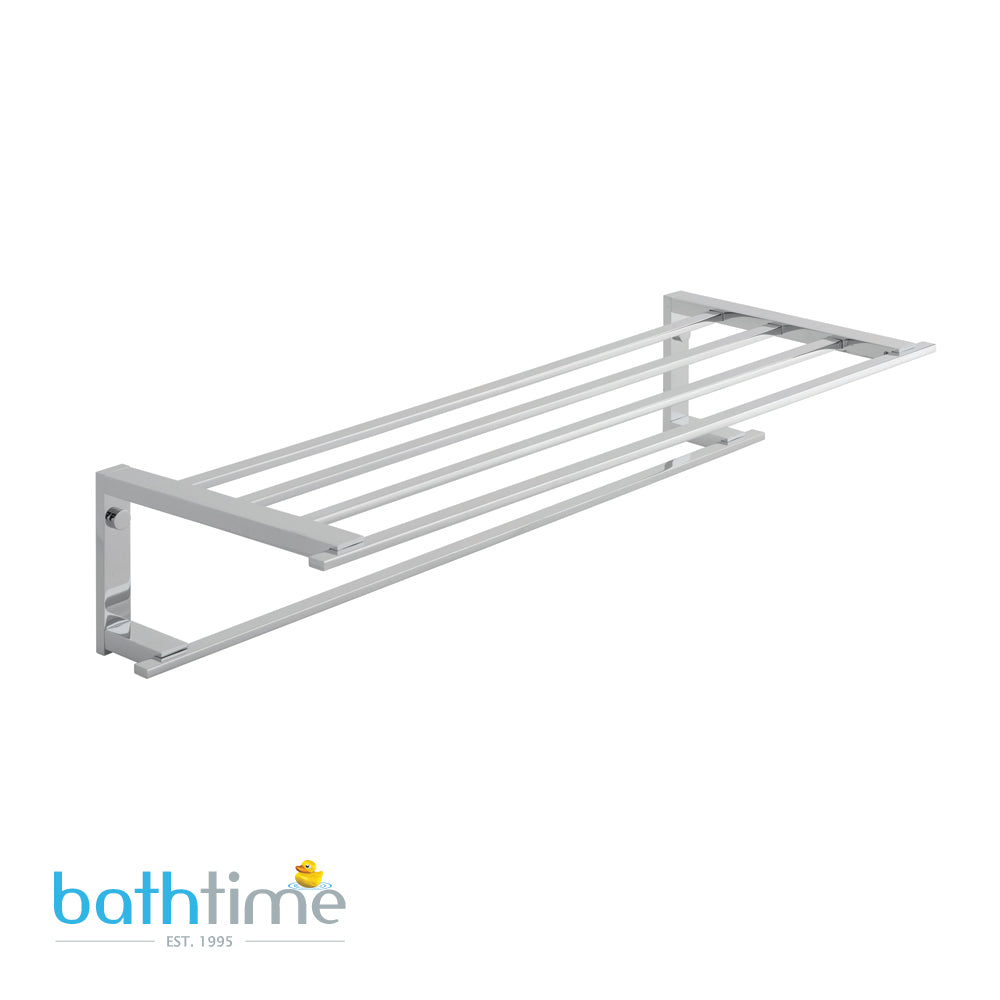 Vado Level Towel Shelf with Towel Rail 550mm (22")