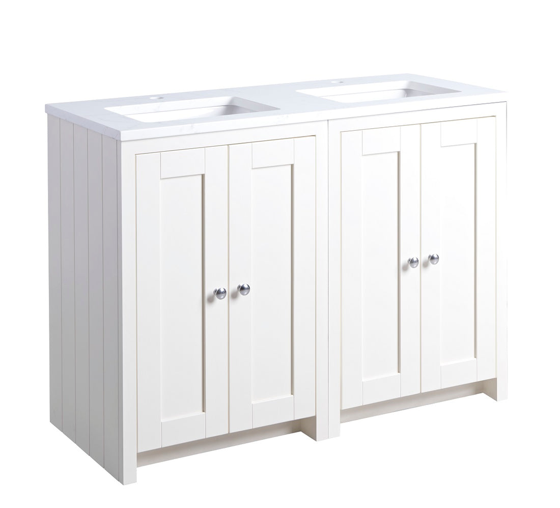 Tavistock Lansdown 1200mm Double Freestanding Unit & Undersunk Basins - Various Colours