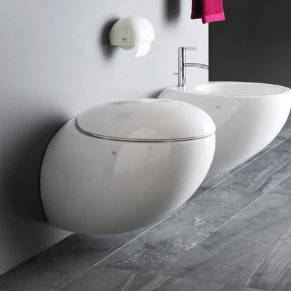 Laufen Ilbagnoalessi wall-hung WC pan &amp; matching seat