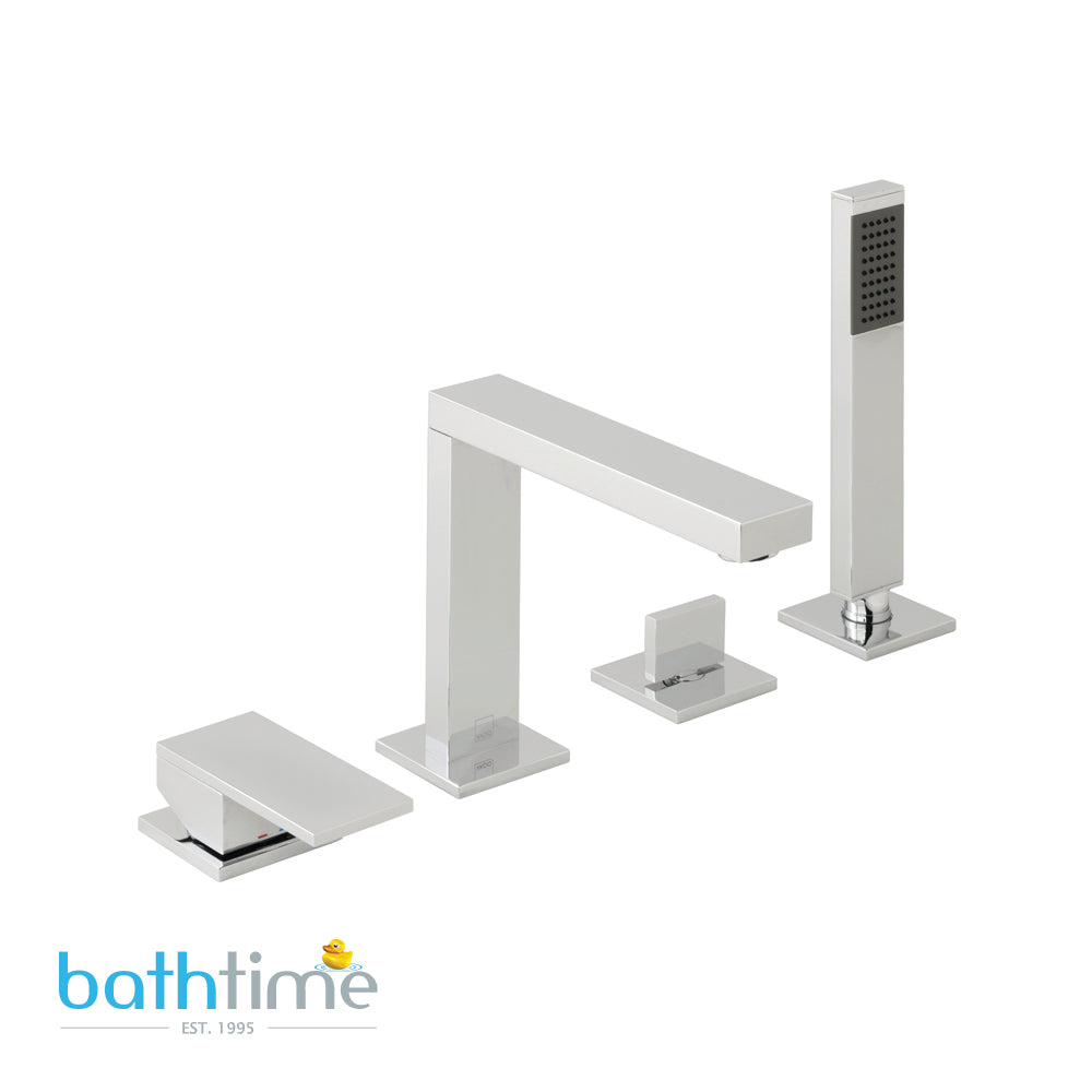 Vado Notion 4 Hole Bath Shower Mixer Single Lever Deck Mounted