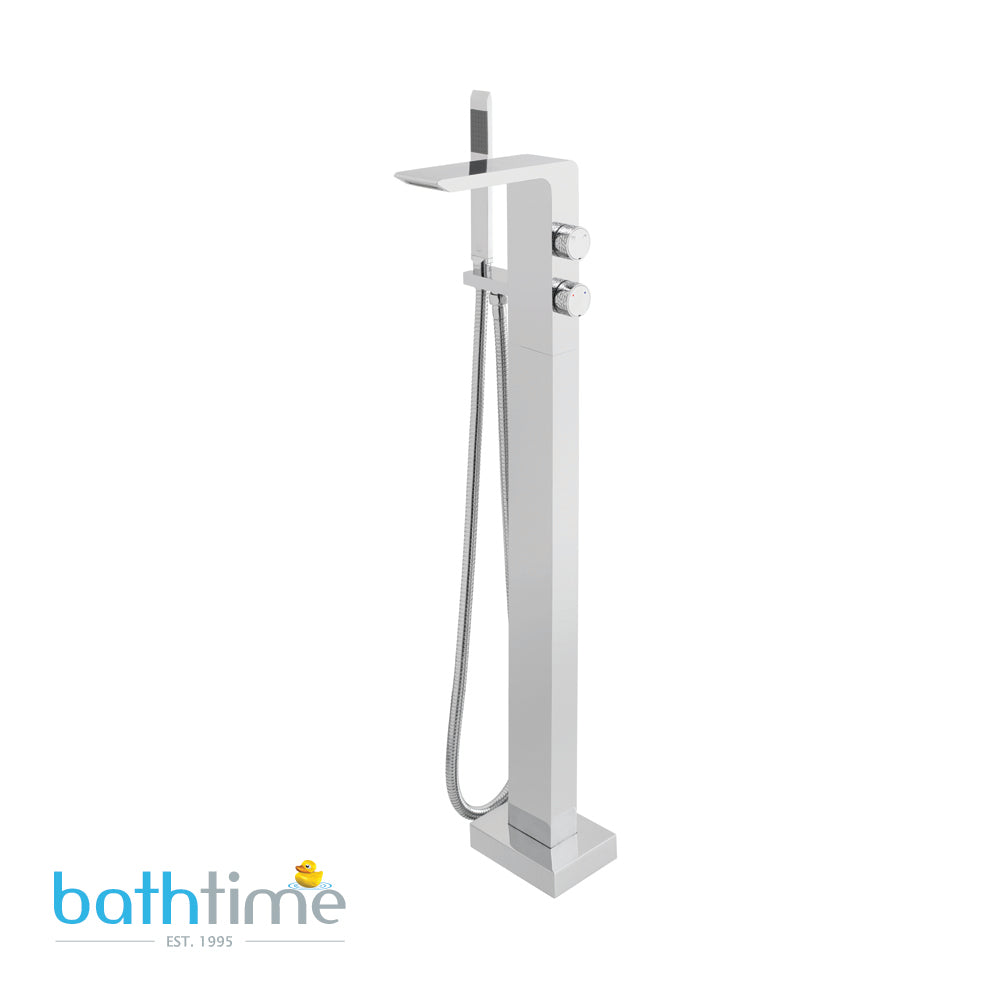Vado Omika Floor Standing Bath Shower Mixer with Shower Kit
