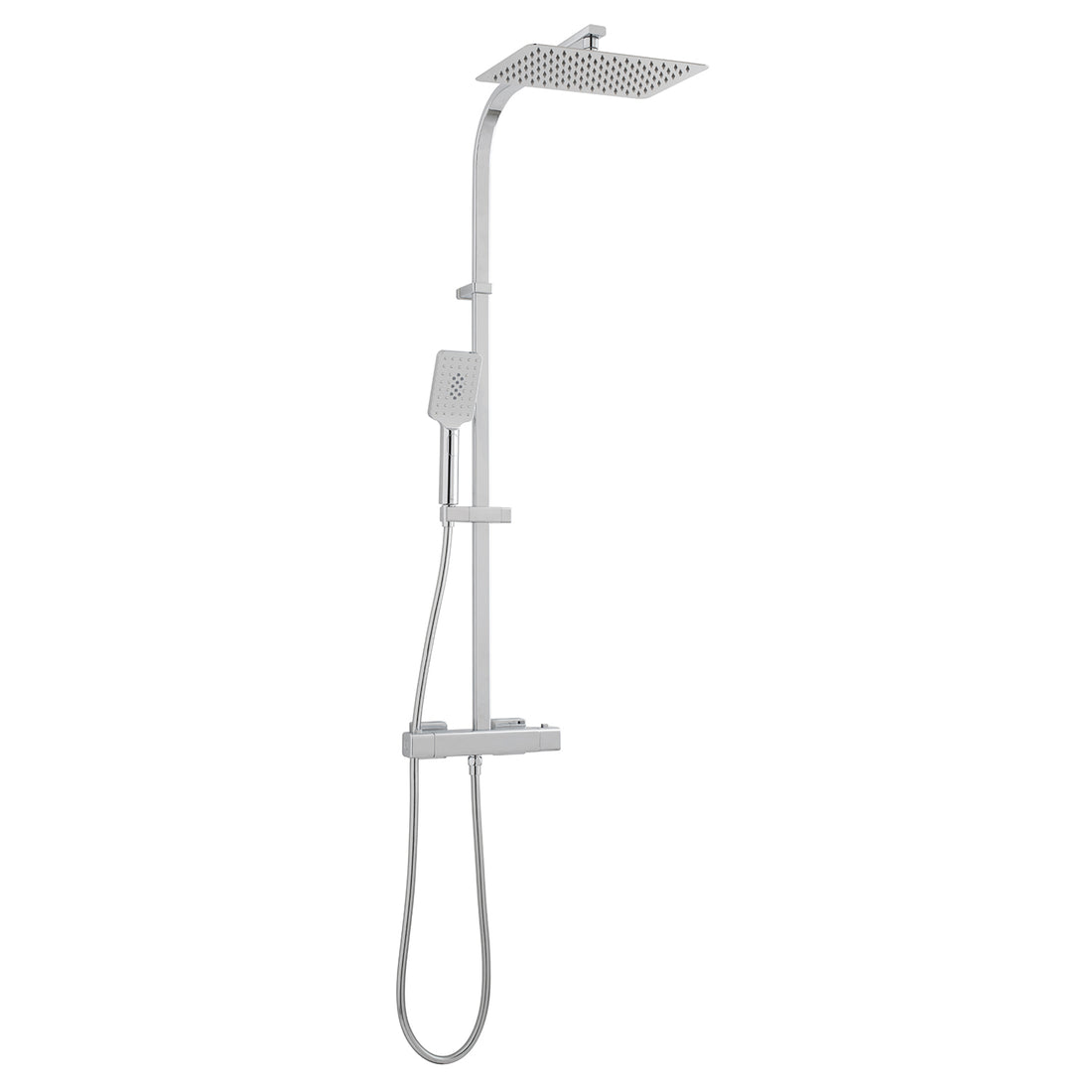 Vado Phase showering column with thermostatic shower valve