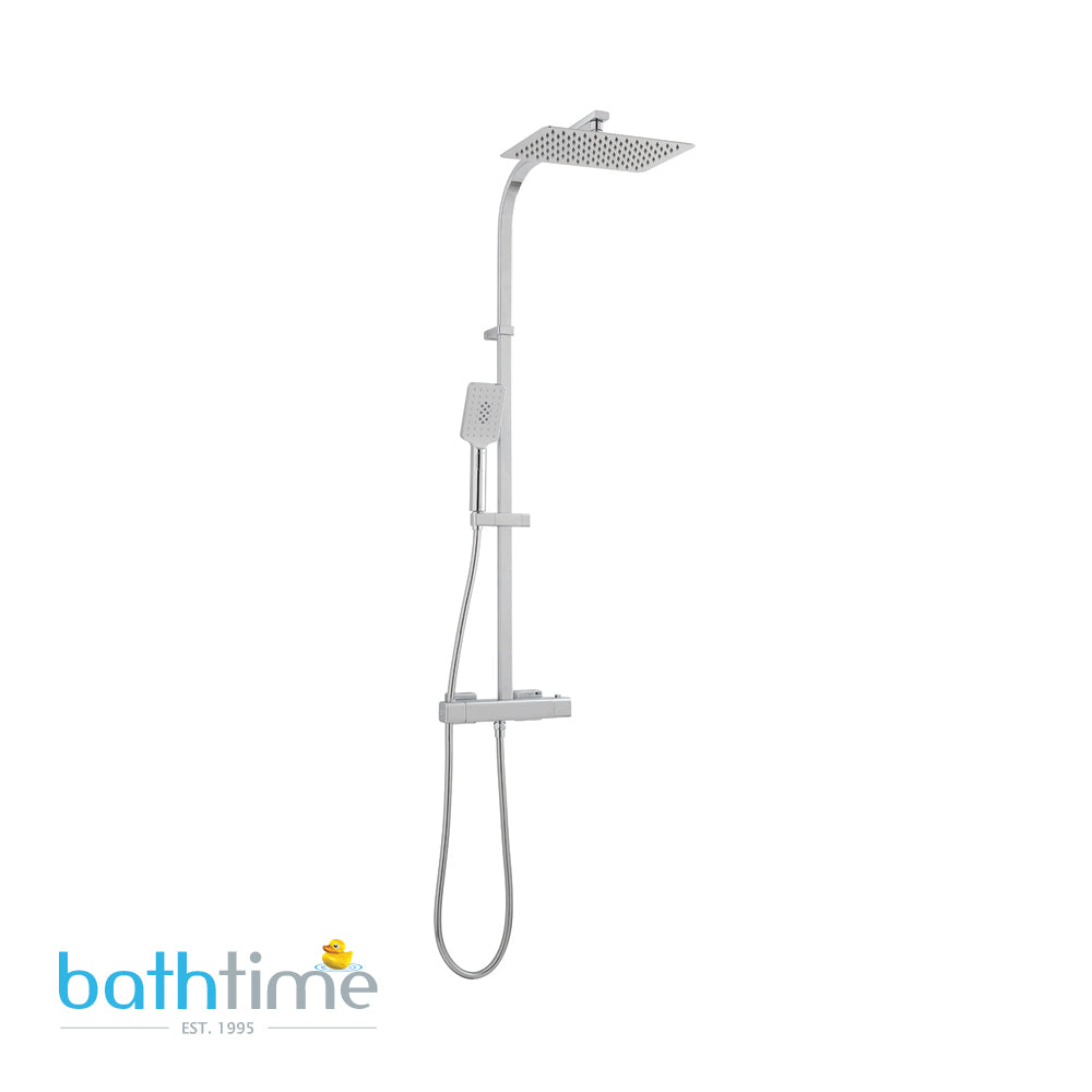 Vado Phase showering column with thermostatic shower valve
