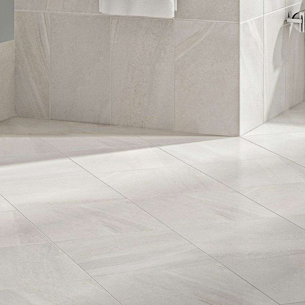 Jakarta White Floor Tile - 33 x 33cm