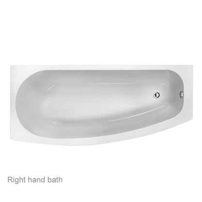 Space Saver 1700 x 700mm Bath - Left Hand