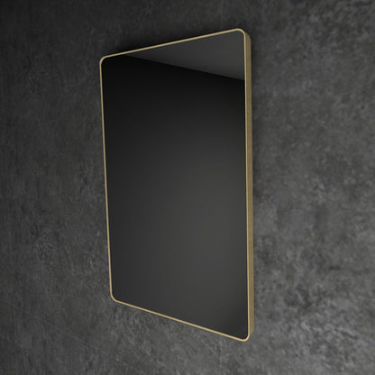 HIB Trim Curve 50 Mirror - Brushed Brass