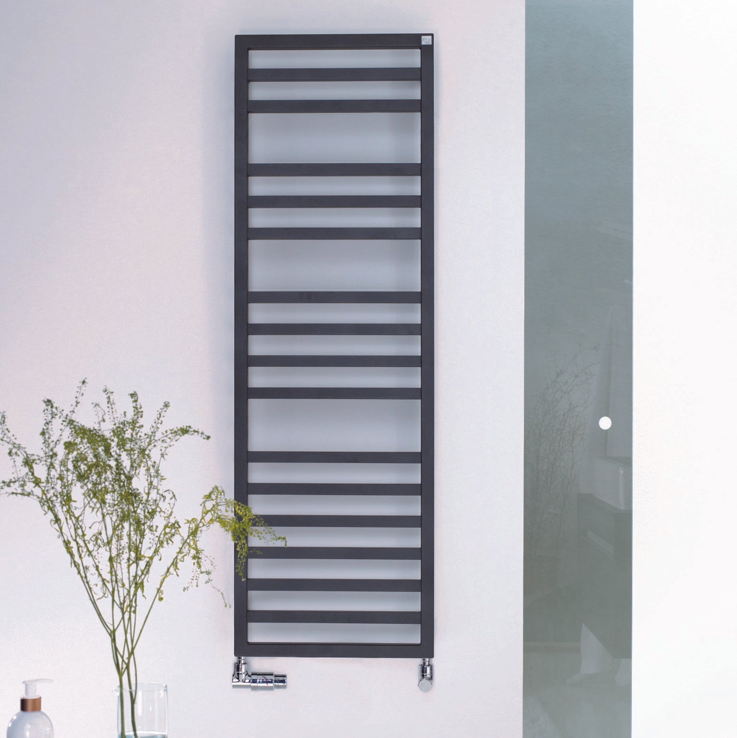 Zehnder Quaro Spa Anthracite Towel Radiator