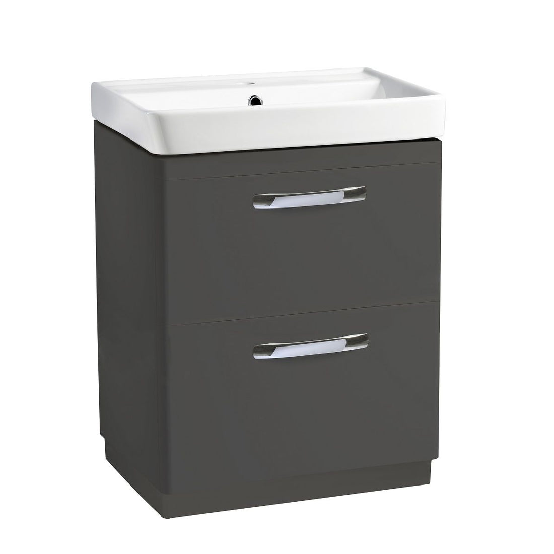 Tavistock Compass 600mm Double Drawer Floor reaching Unit & Basin - Various Colours