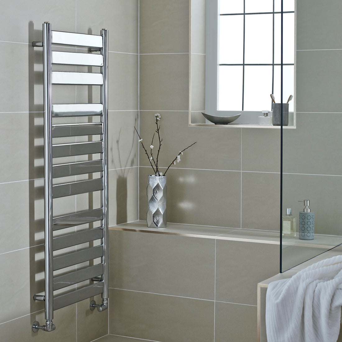 Signia Chrome Designer Towel Radiator - Various Sizes